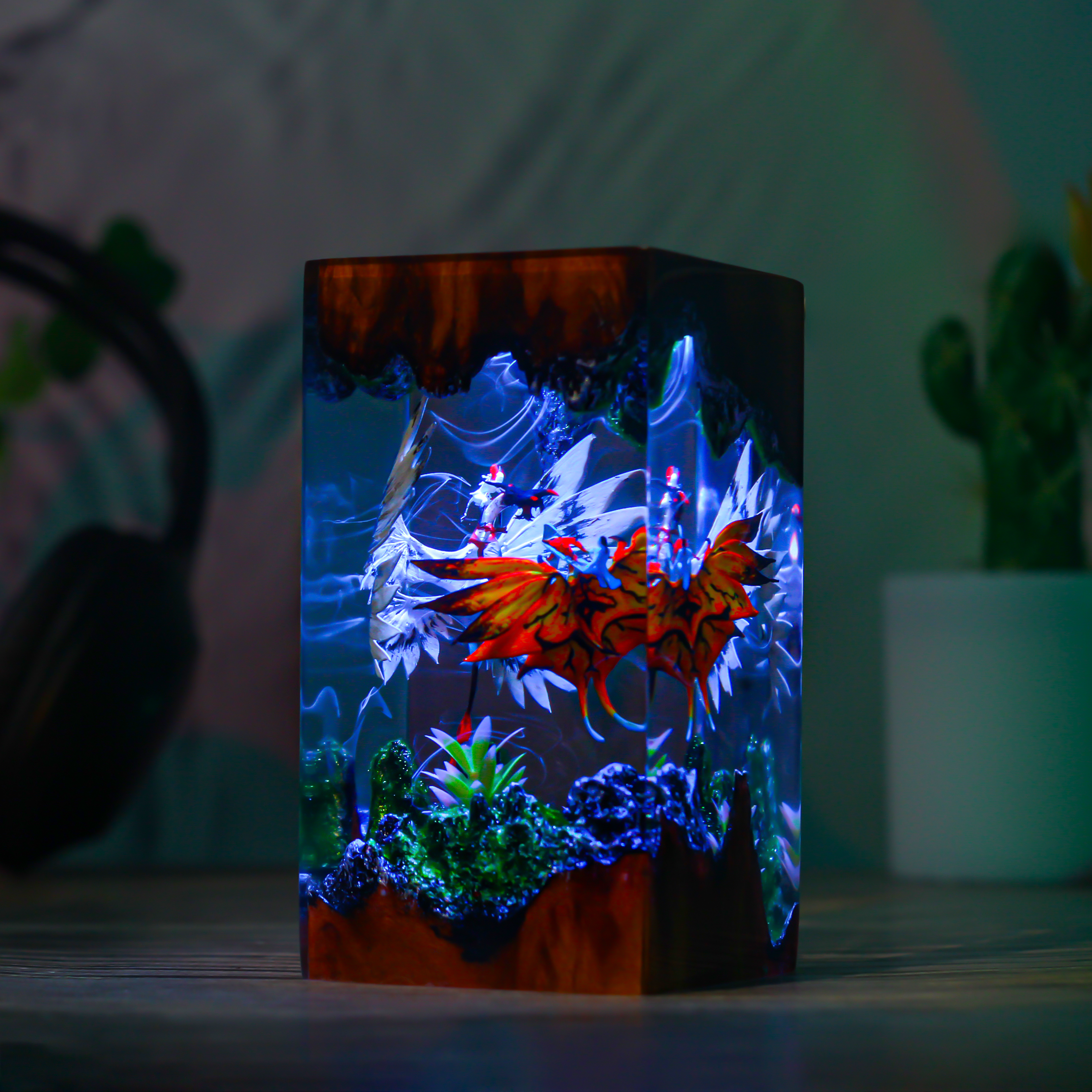 Đèn Resin Nghệ Thuật Sinh Vật Bay Avatar – Trang Trí Fantasy Ấn Tượng