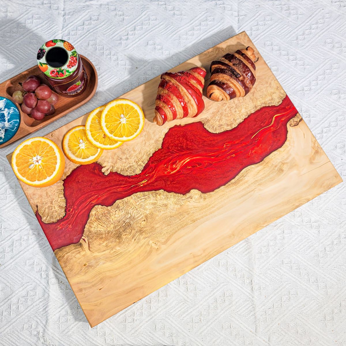 Thớt Gỗ Resin Nghệ Thuật – Thớt Handmade Cao Cấp, Thiết Kế Độc Bản